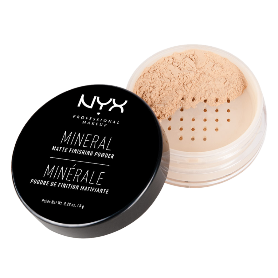 Nyx Mineral Matte Finishing Powder- light/medium