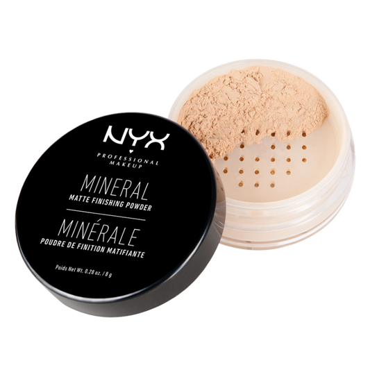 Nyx Mineral Matte Finishing Powder- light/medium