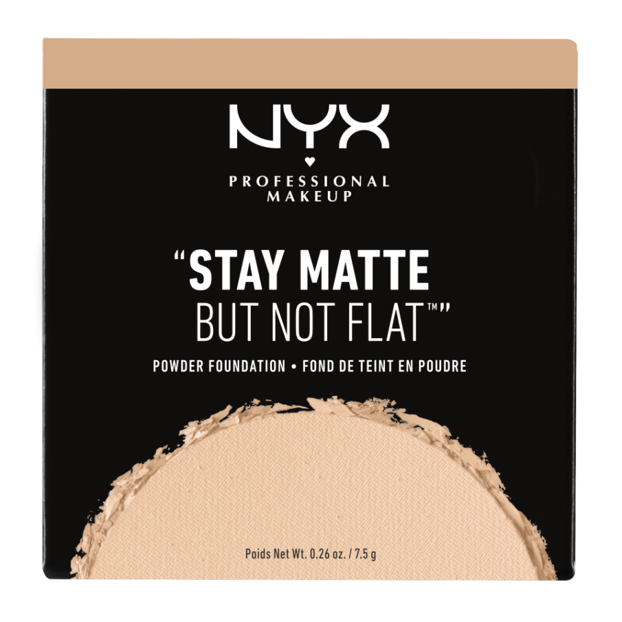 Nyx Stay Matte But Not Flat Powder Foundation- Medium Beige