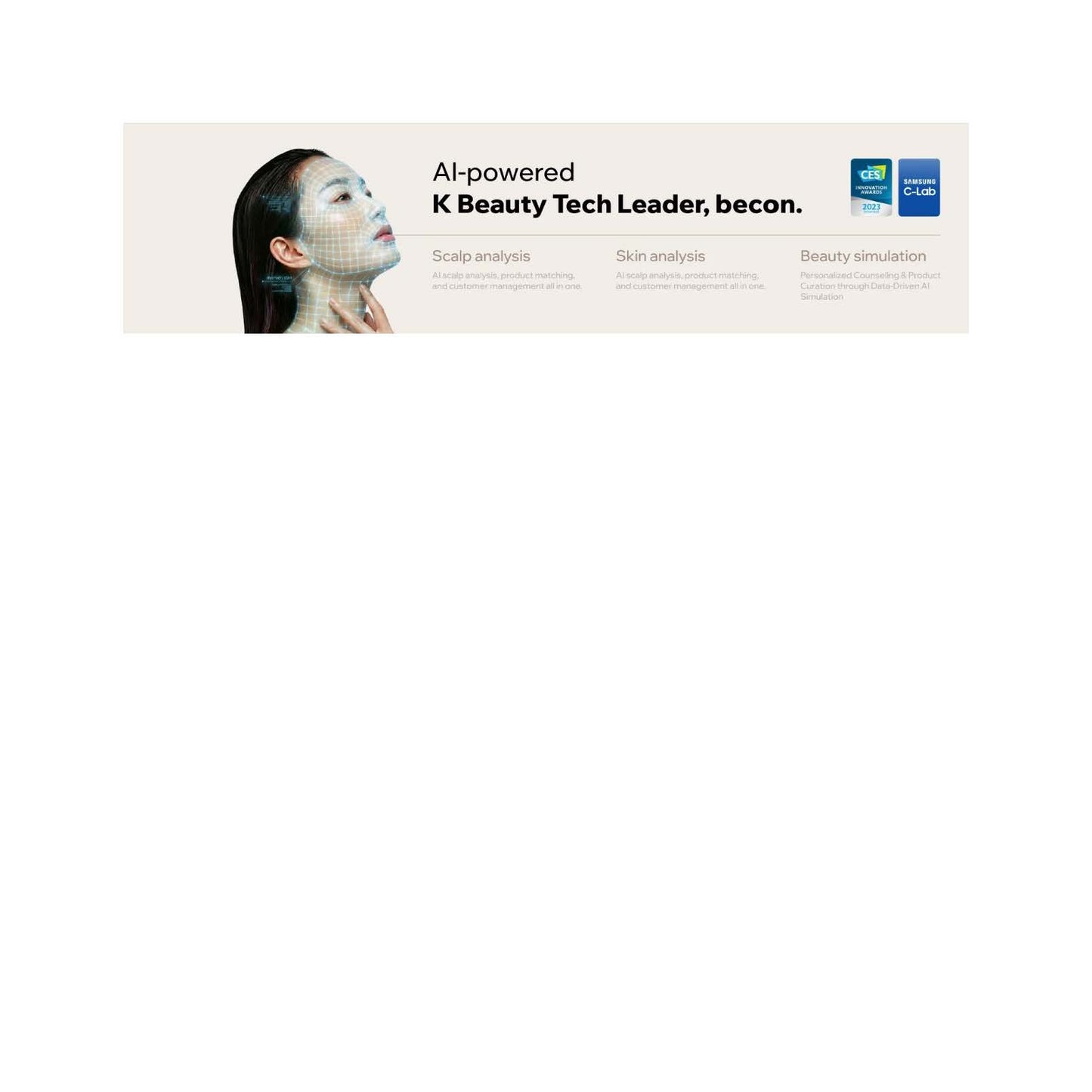 AI powered Scalp & Skin scanner Becon