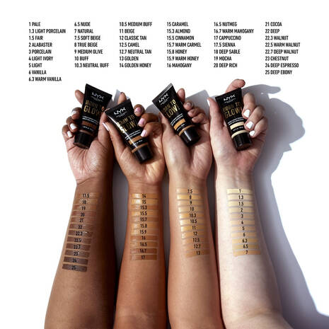 Nyx Born To Glow Foundation- Light