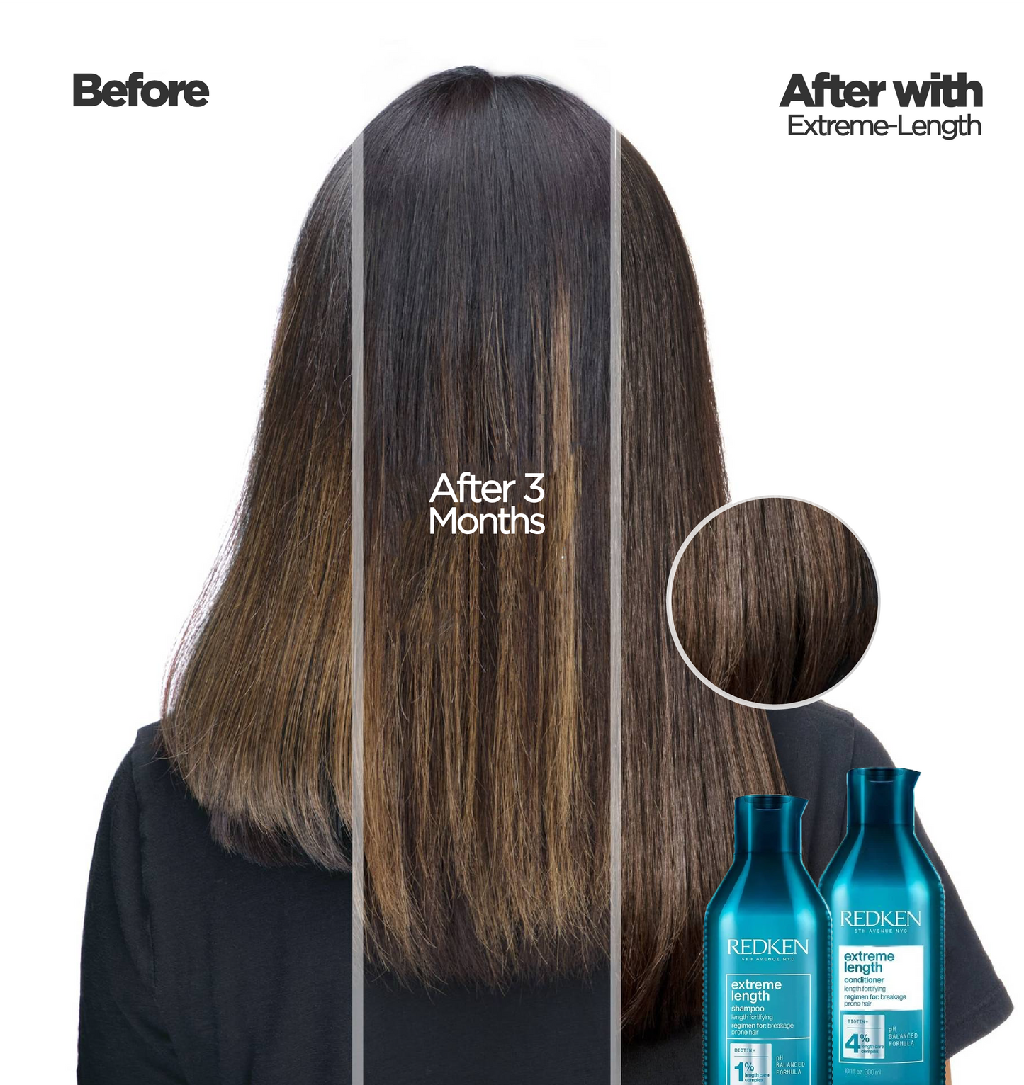 Redken Extreme Length Conditioner is infused with Biotin 300ML